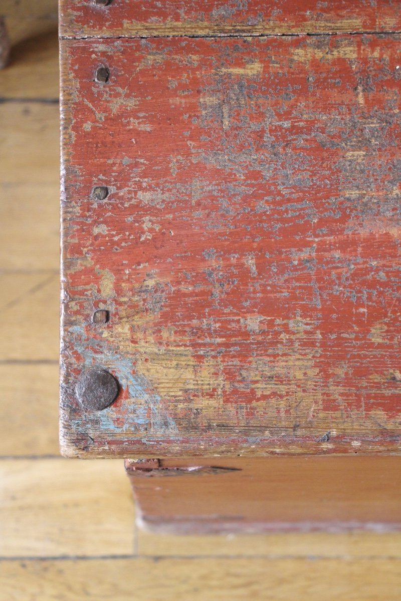 18th Century Swedish Wedding Chest-photo-3