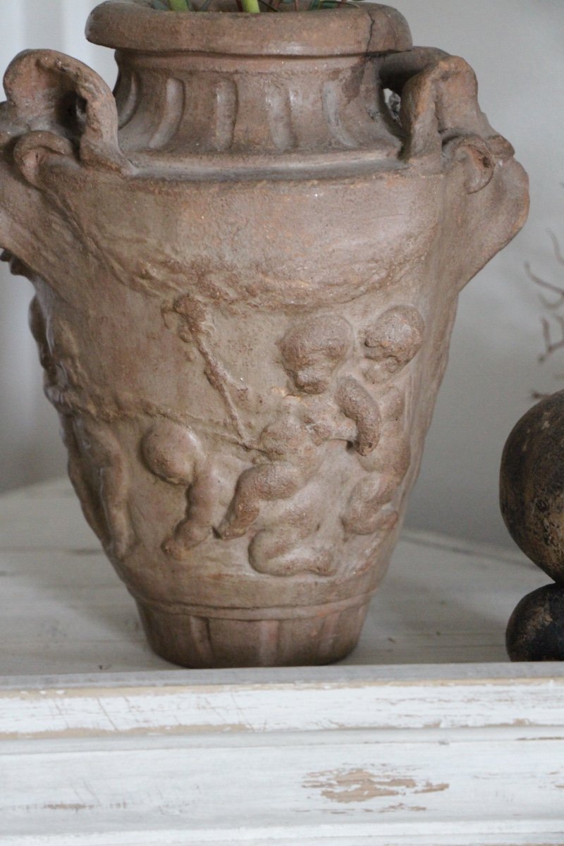 Antique Terracotta Vase-photo-2