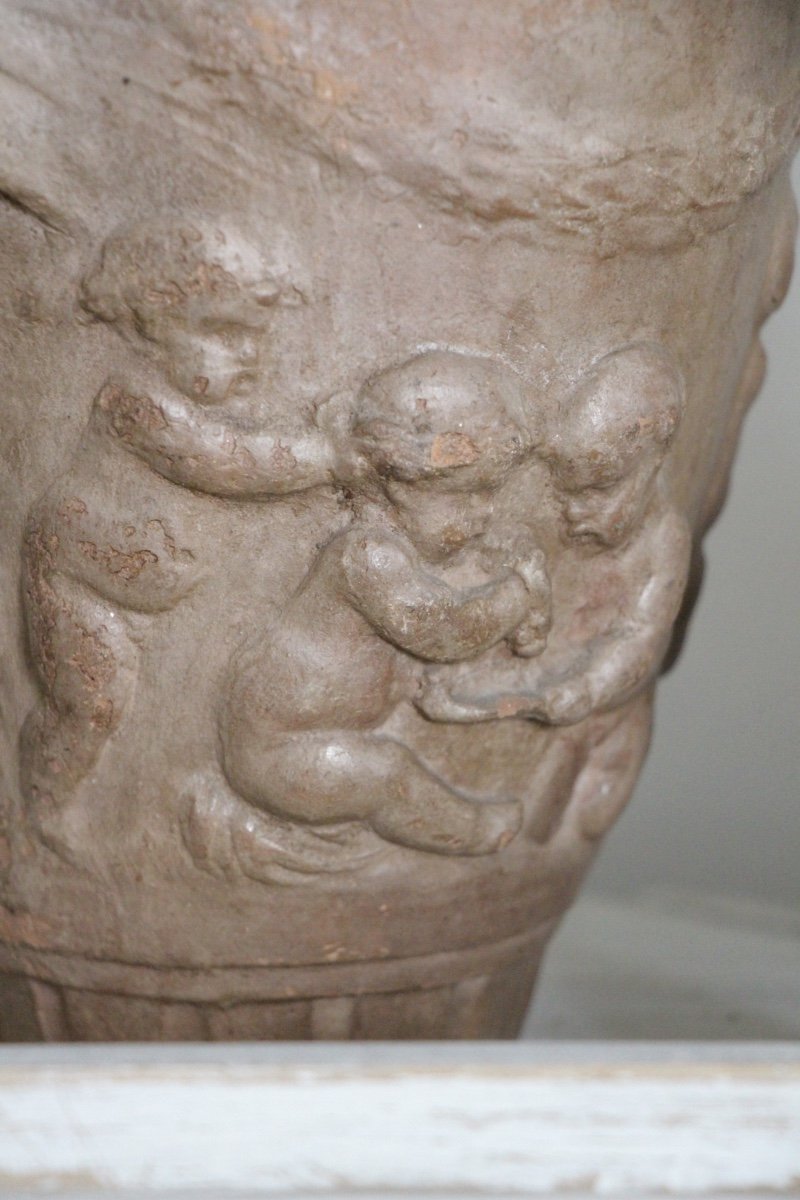 Antique Terracotta Vase-photo-4