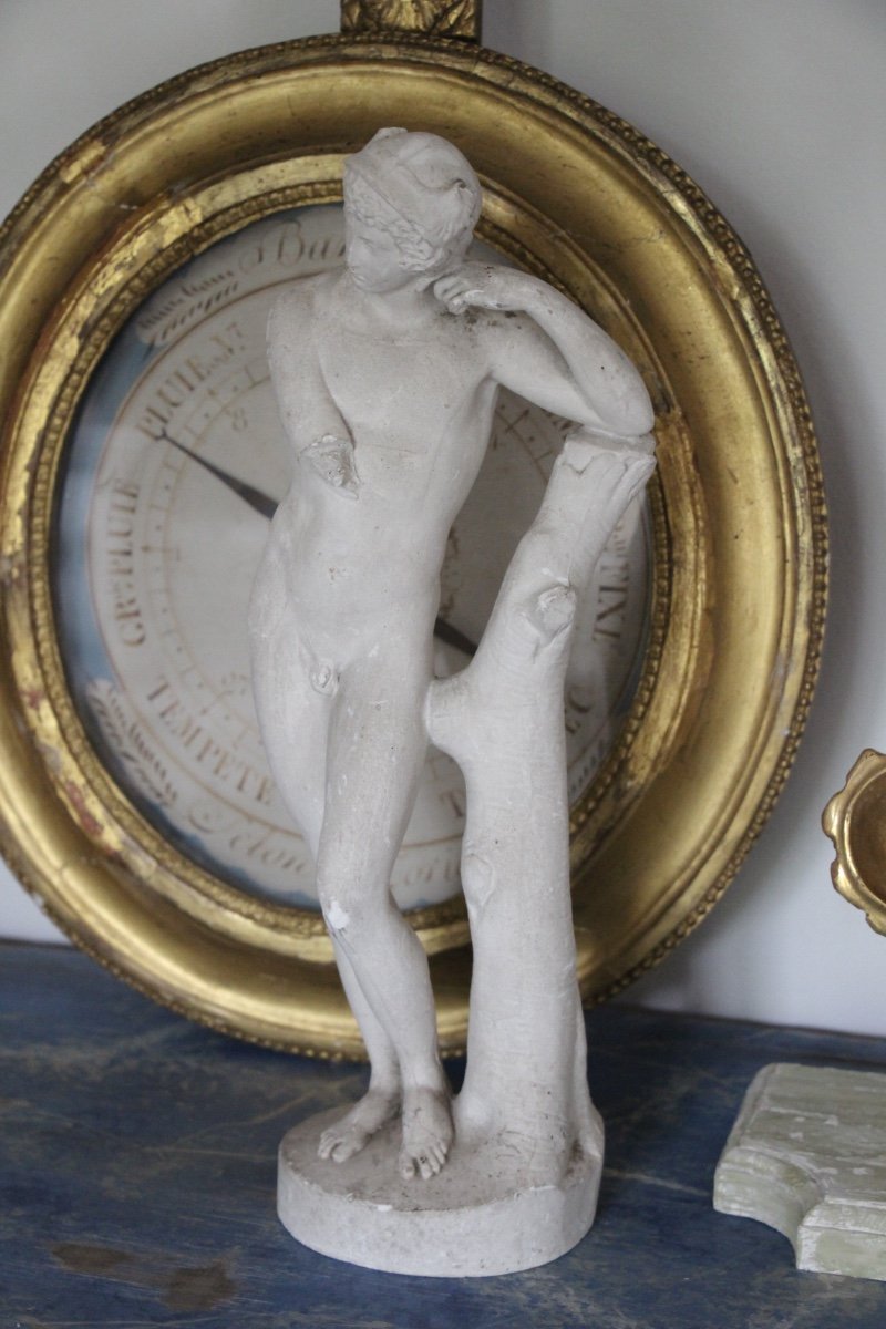 Statue d'Hermès En Plâtre 