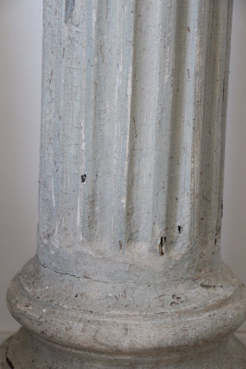 19th Century Painted Column-photo-4