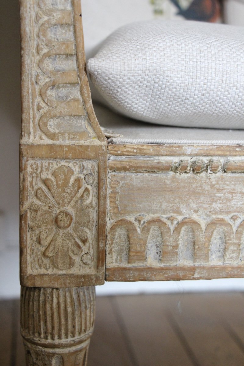 18th Century Swedish Bench-photo-3