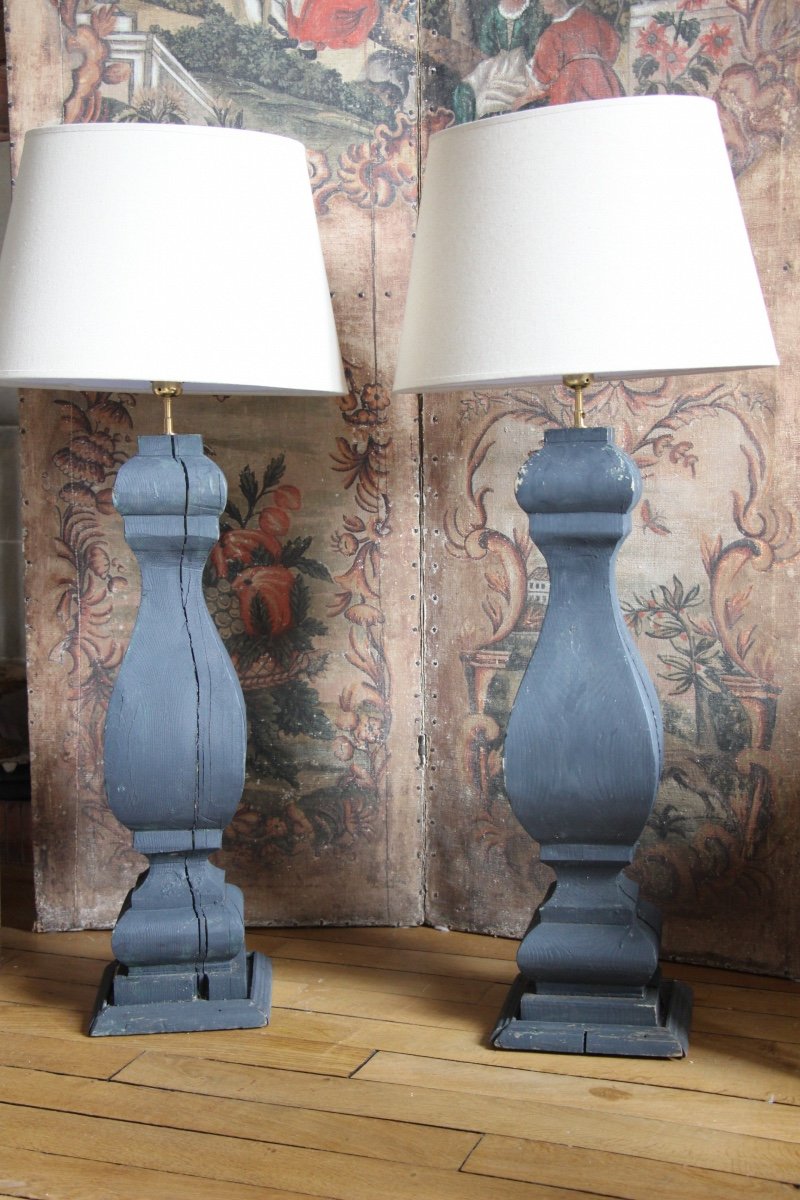 18th Century Baluster Lamps