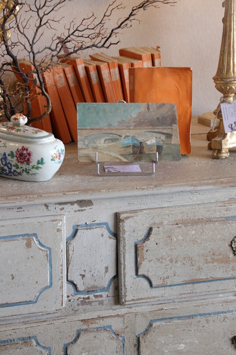 18th Century Painted Chest Of Drawers-photo-2