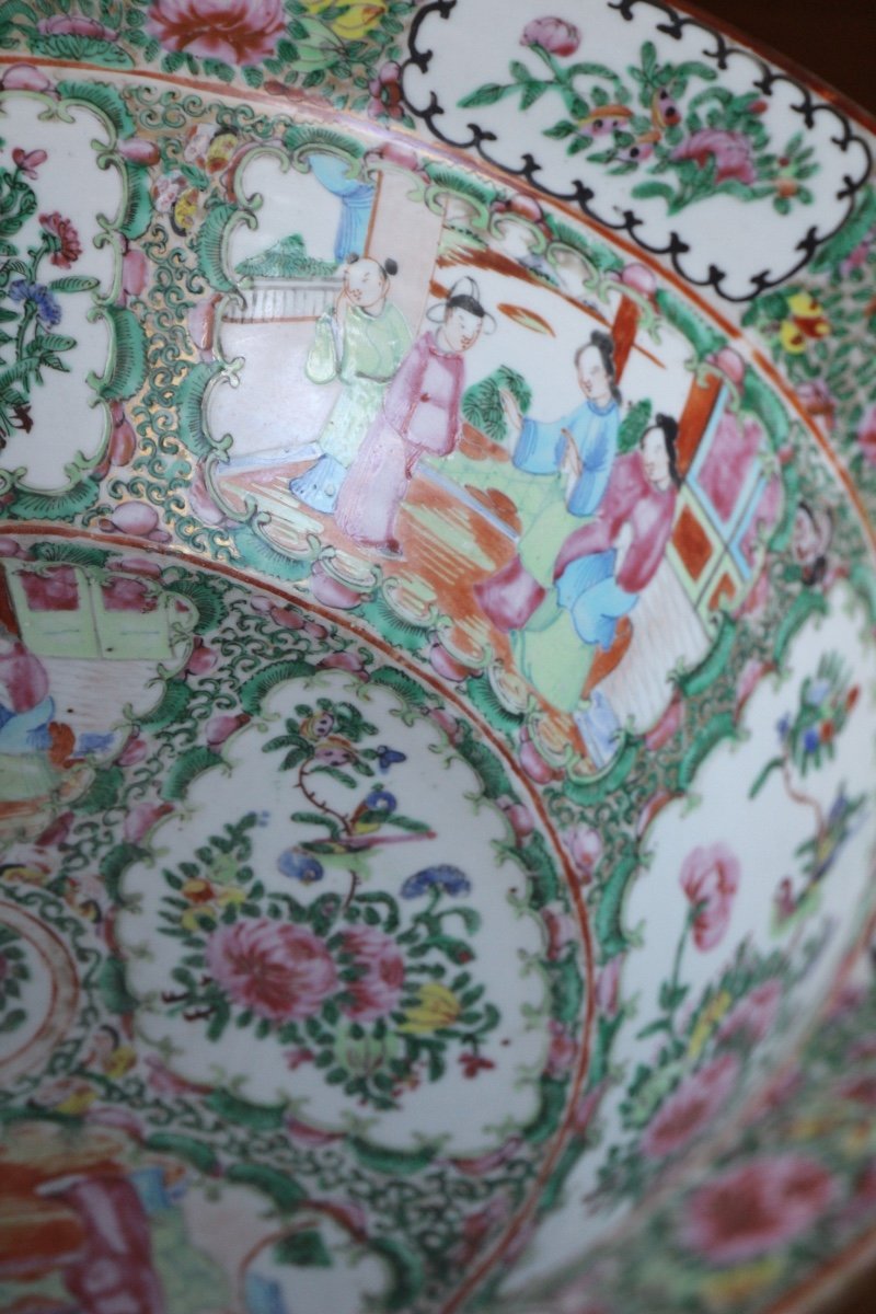 Cantonese Porcelain Basin, 18th Century-photo-2