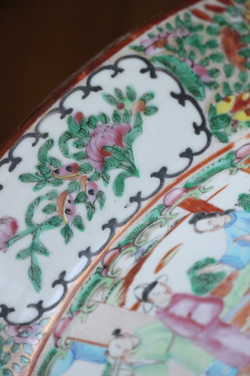 Cantonese Porcelain Basin, 18th Century-photo-4