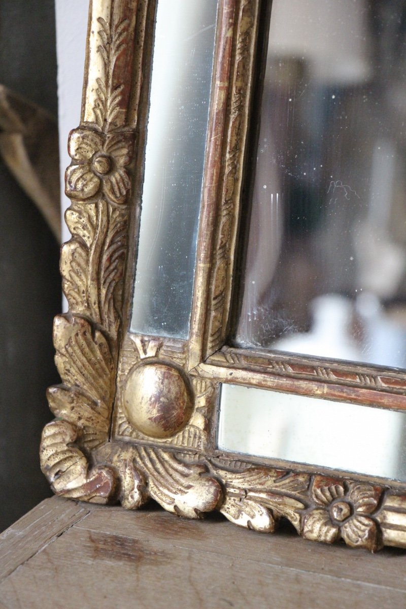 18th Century Glazing Bead Mirror-photo-3