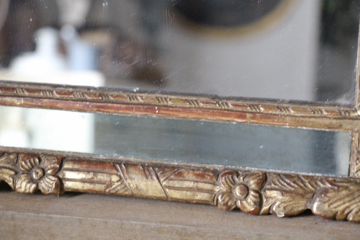 18th Century Glazing Bead Mirror-photo-4