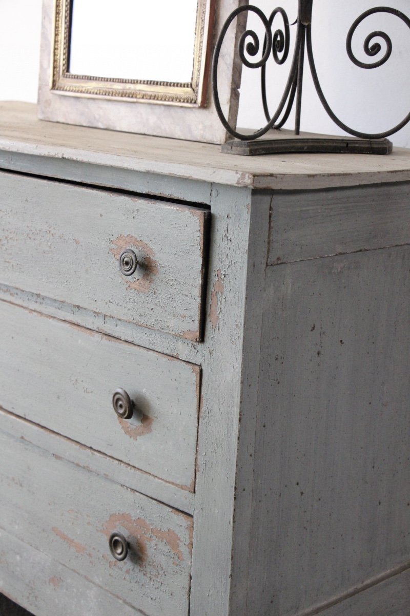 Painted Chest Of Drawers From The Directoire Period-photo-2