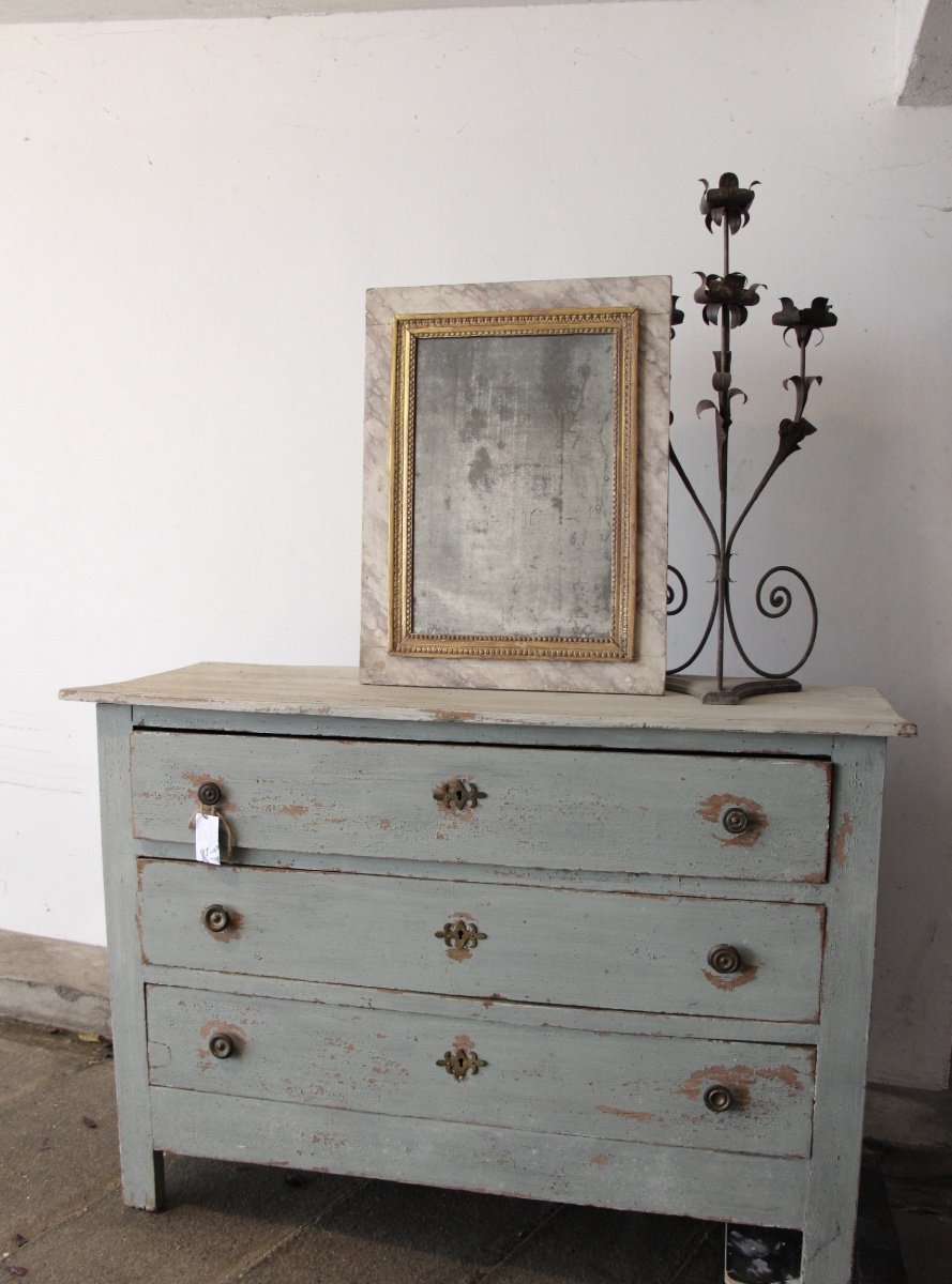 Painted Chest Of Drawers From The Directoire Period