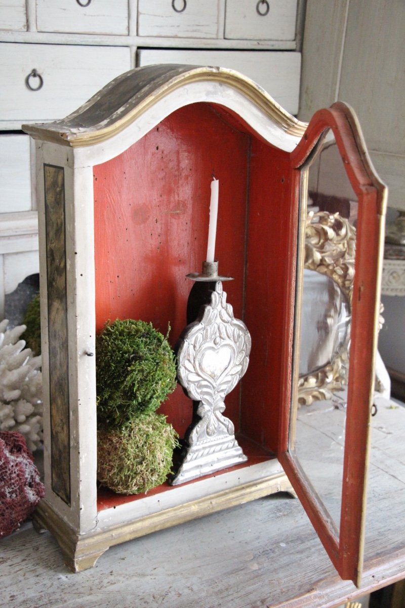 18th Century Painted Display Case-photo-3