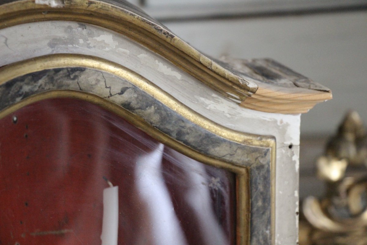 18th Century Painted Display Case-photo-4