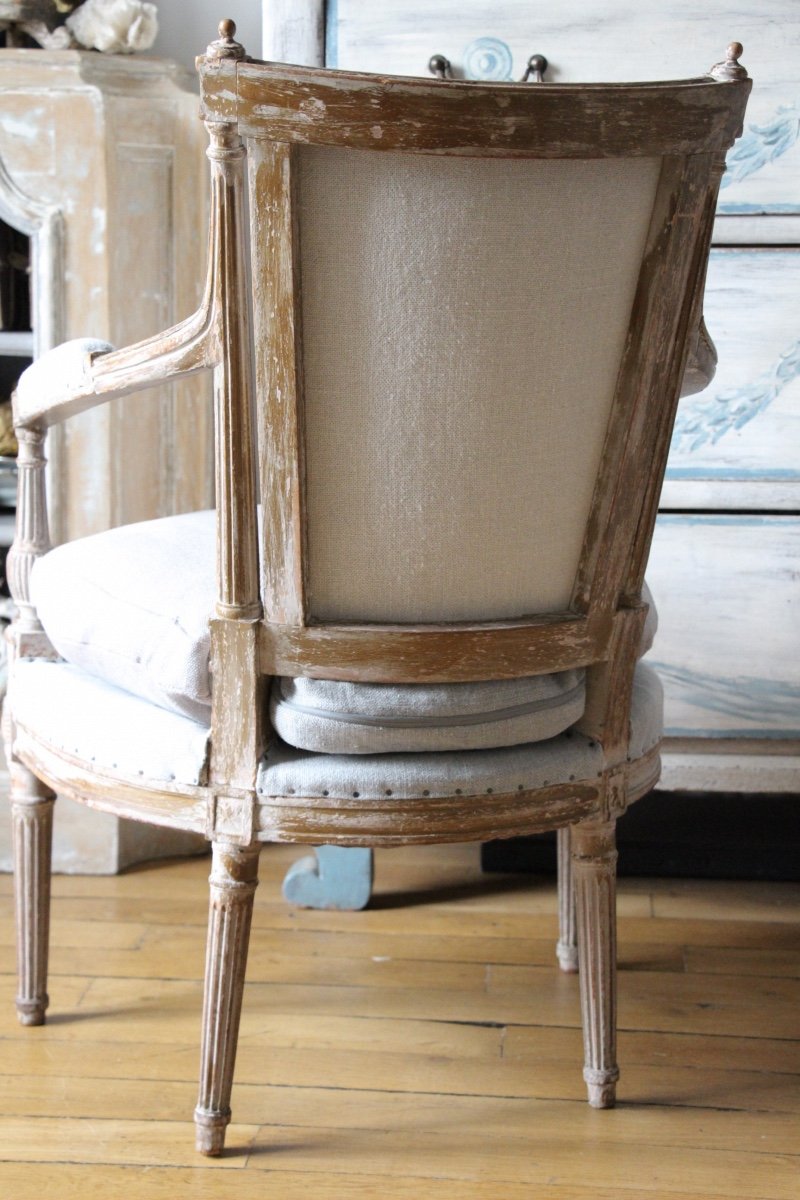 Pair Of Louis XVI Armchairs-photo-3