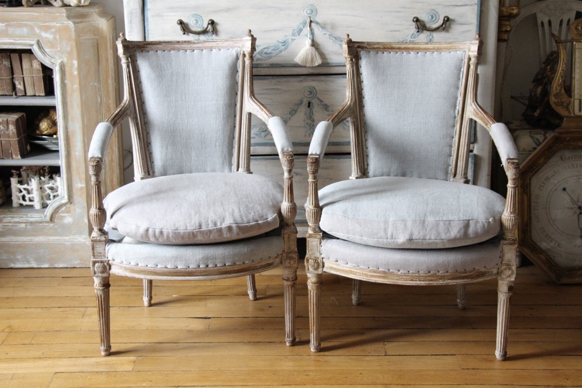 Pair Of Louis XVI Armchairs