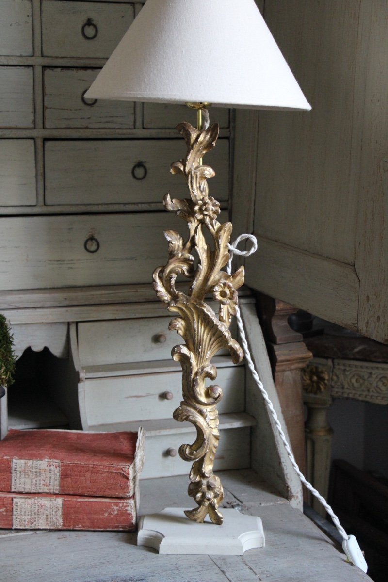 Pair Of 18th Century Floral Lamps-photo-2