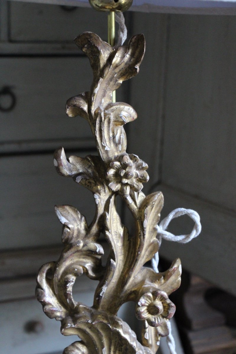 Pair Of 18th Century Floral Lamps-photo-3