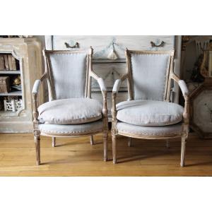 Pair Of Louis XVI Armchairs