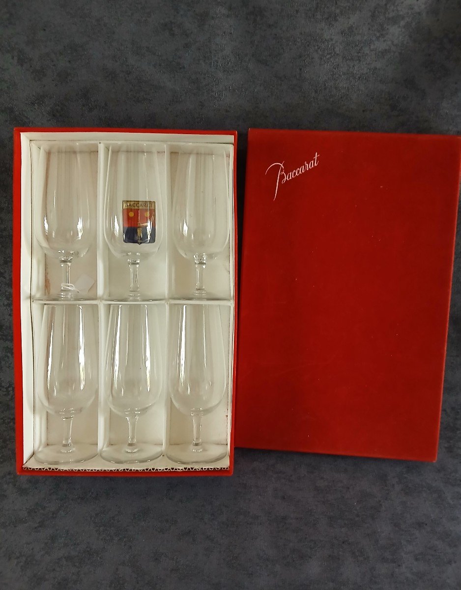 Baccarat - 6 Champagne Flutes