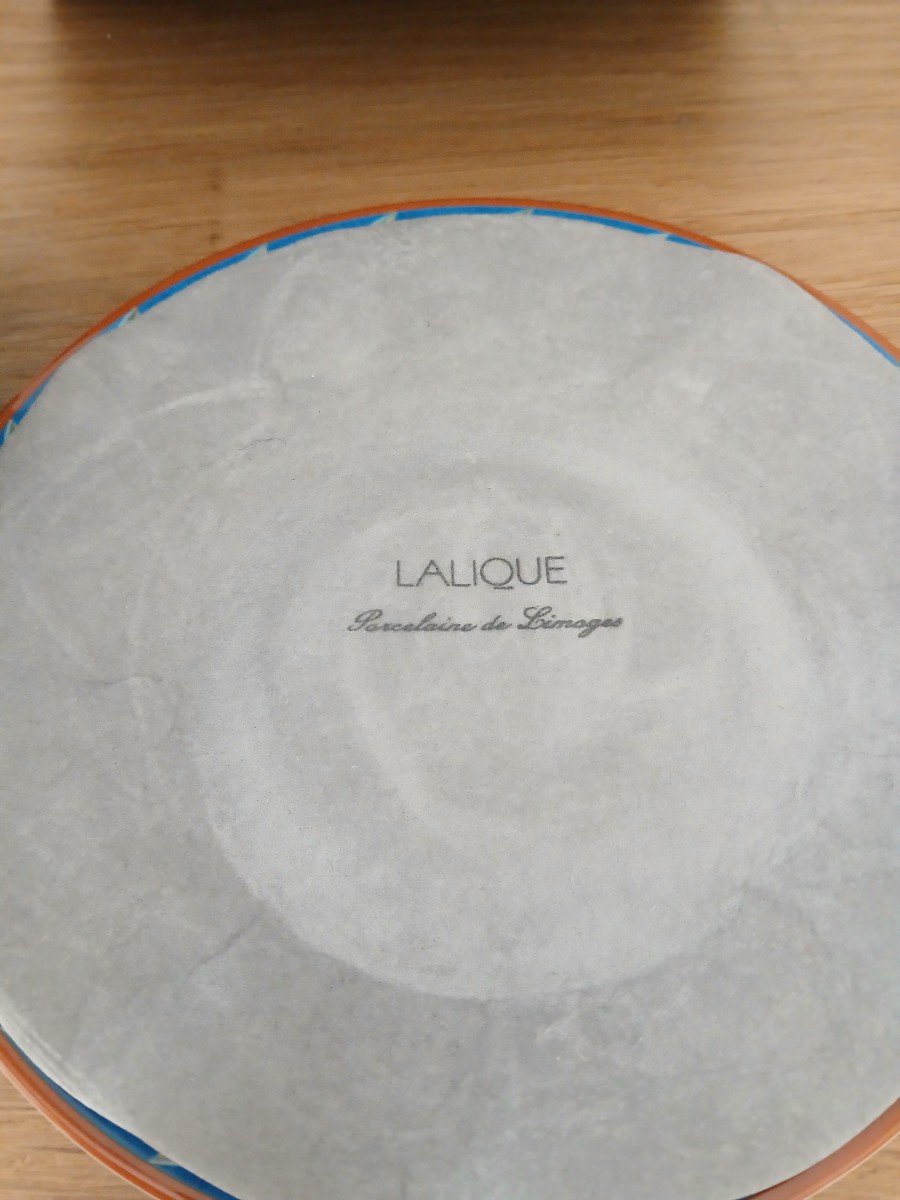 Lalique Et Limoges - Soupière Individuelle Modèle Soleil-photo-2