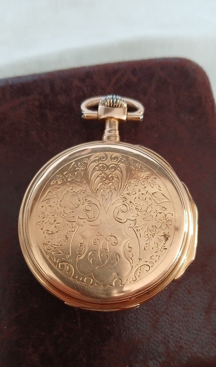 18k Gold Pocket Watch - Works Perfectly-photo-1