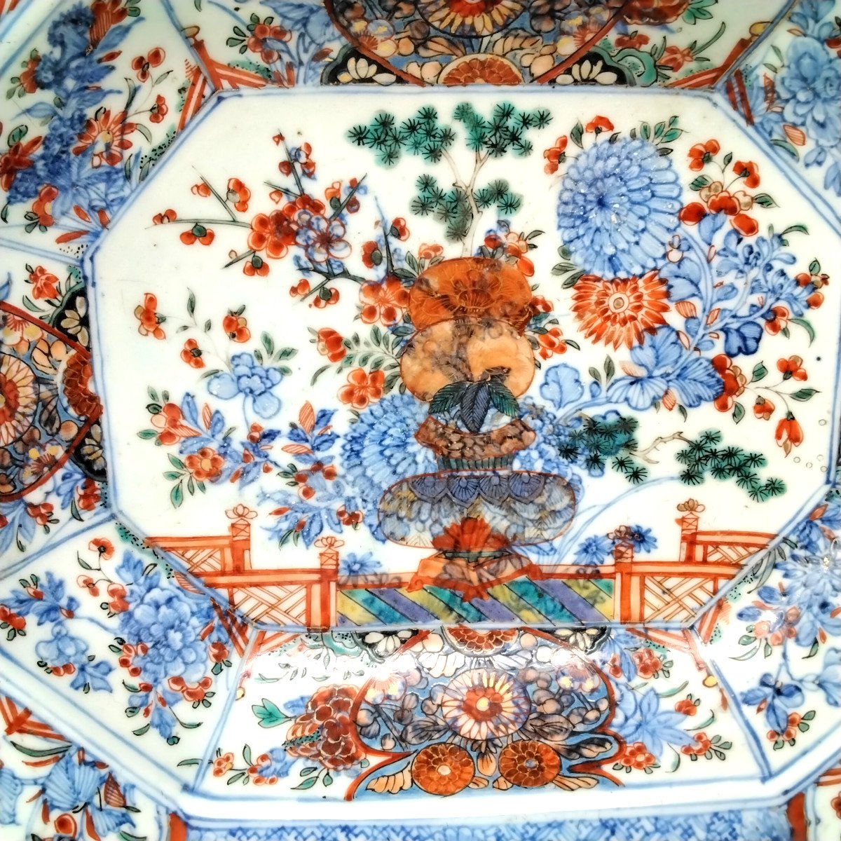 Plat Creux Imari Nabeshima Japon XVIIIeme Décor Riche-photo-3