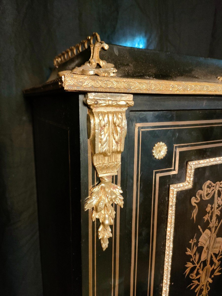 Gilt Bronze Desk Napoleon III Period Bonheur Du Jour-photo-4