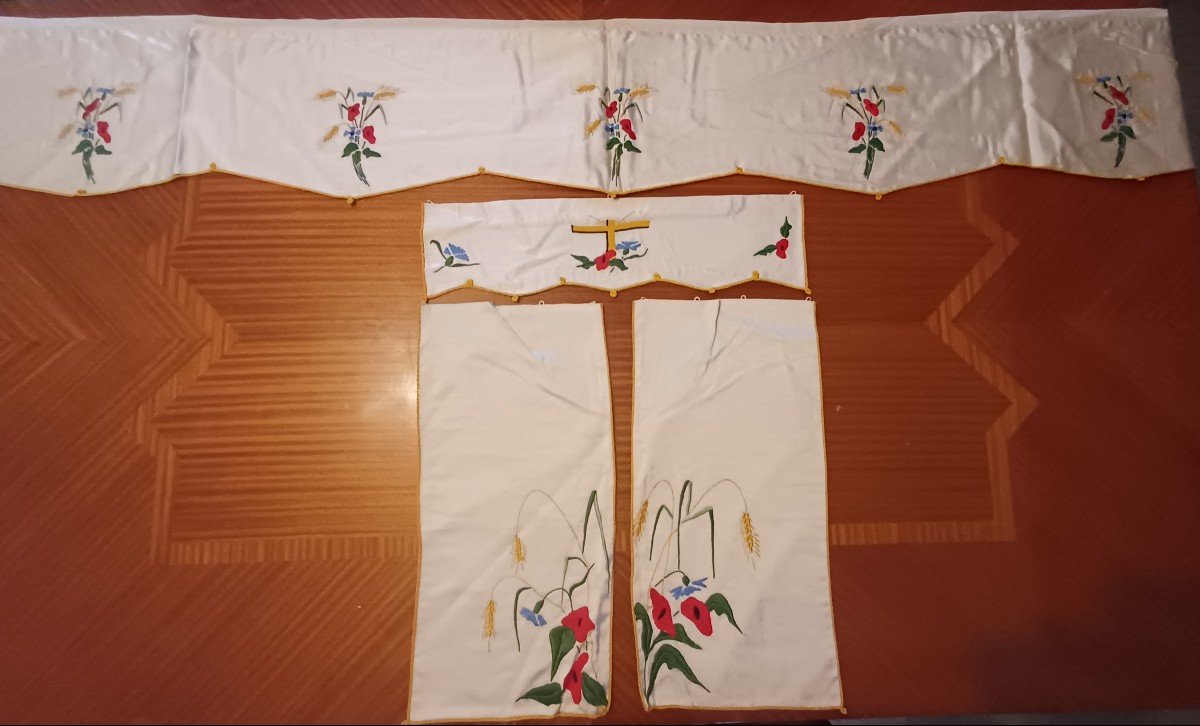 Conopée Voile de Tabernacle Satin et Broderie