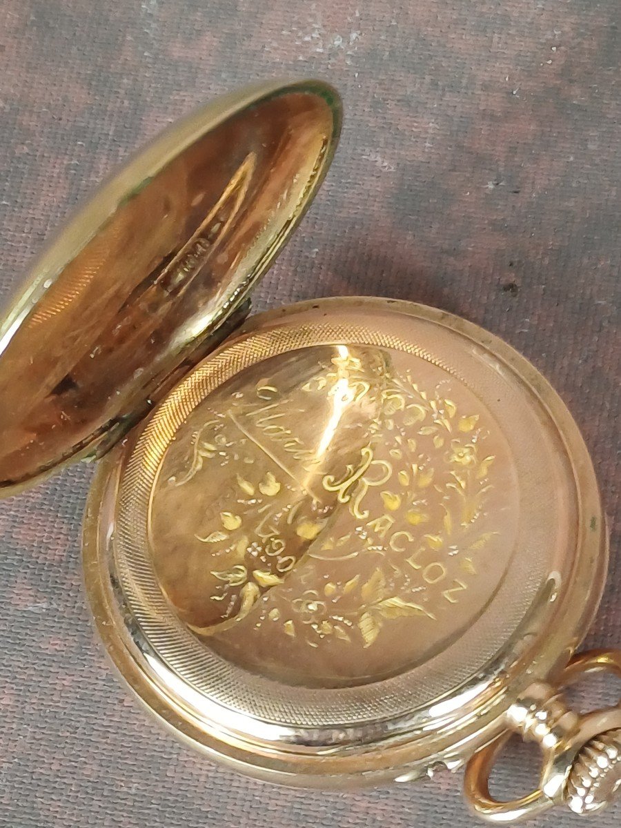 Patek Philippe 18k Gold Pocket Watch-photo-2