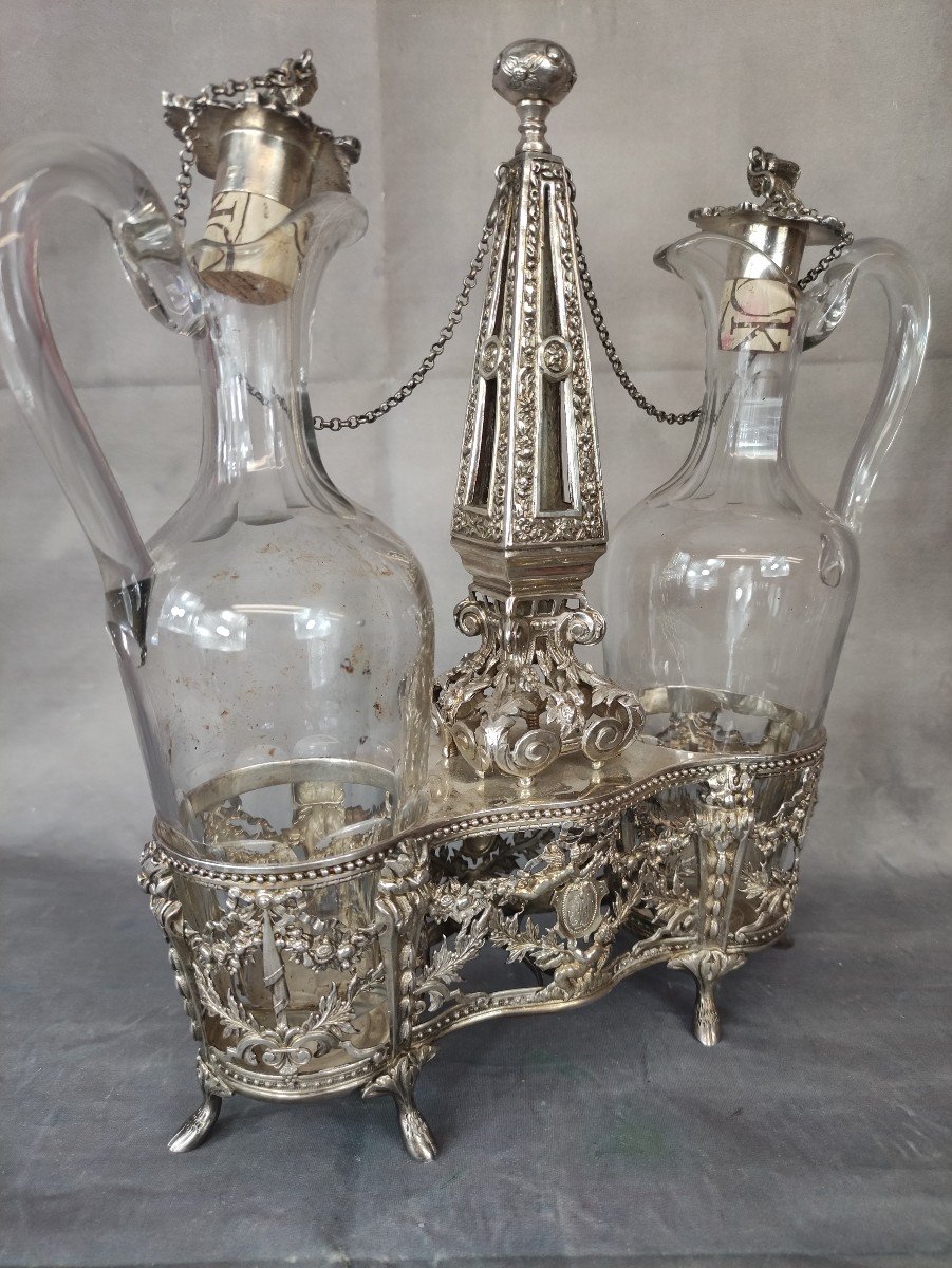 Cruet, Vinegar, Sterling Silver -photo-1