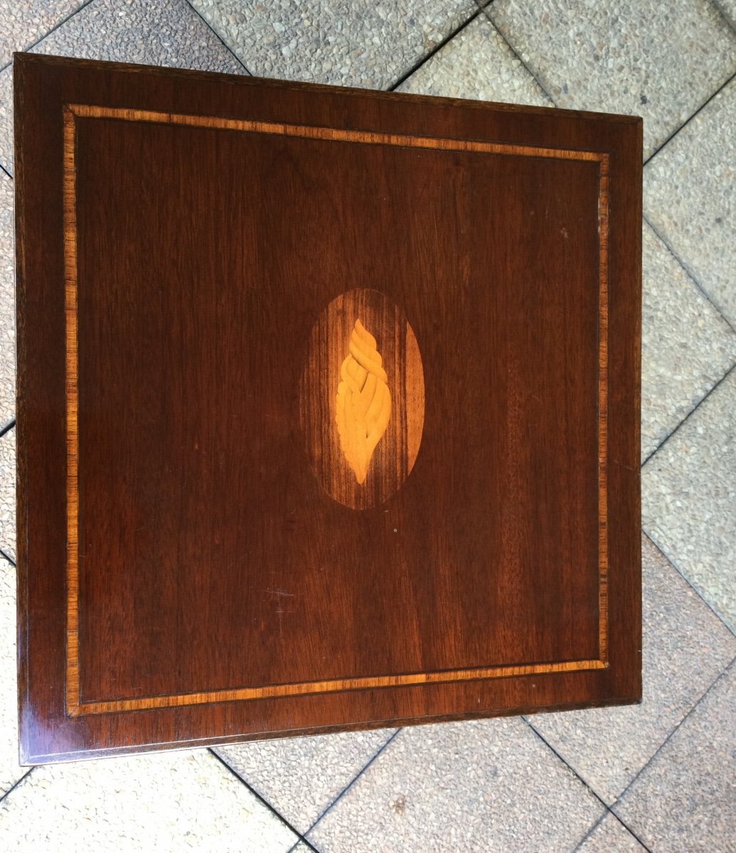 A Two-tier Mahogany Revolving Bookcase-photo-3