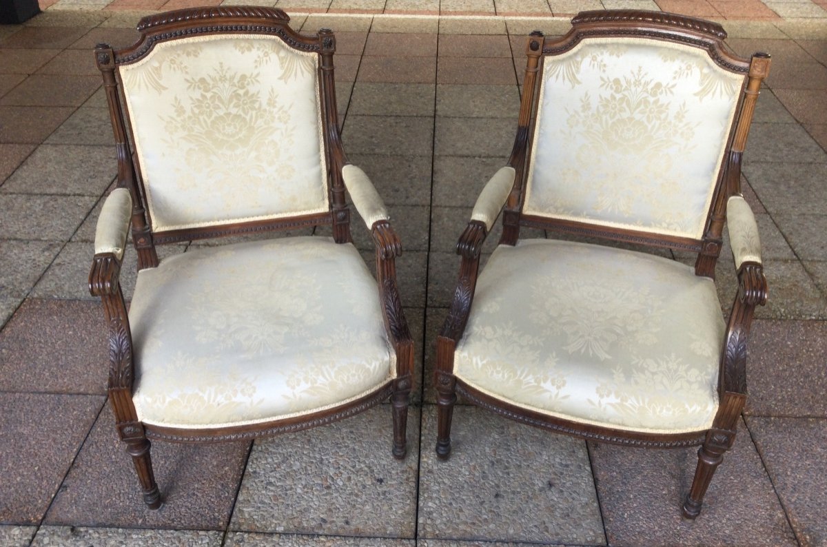 Two Louis XVI Armchairs