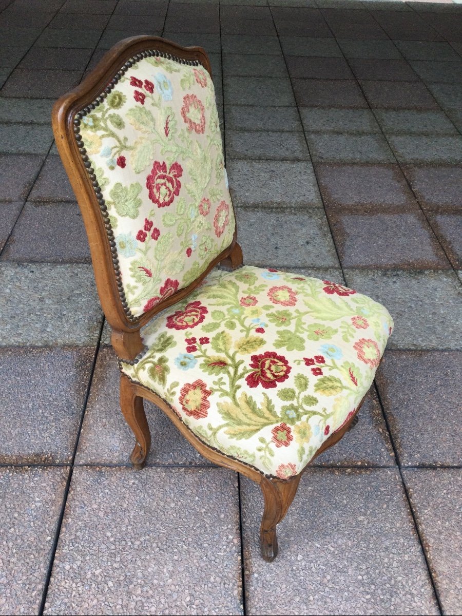 Set Of Four 18th Century Louis XV Chairs-photo-2