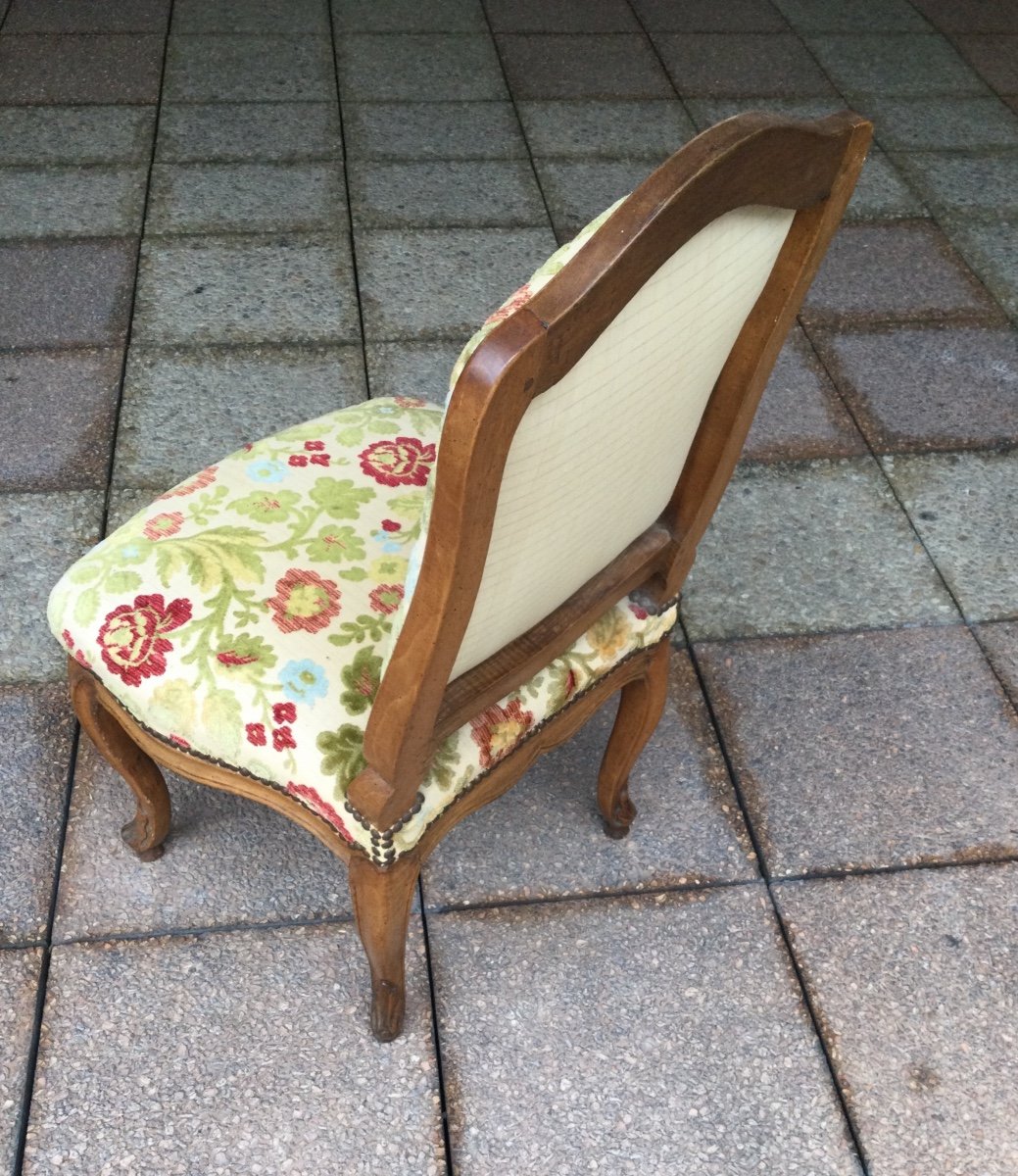 Set Of Four 18th Century Louis XV Chairs-photo-3