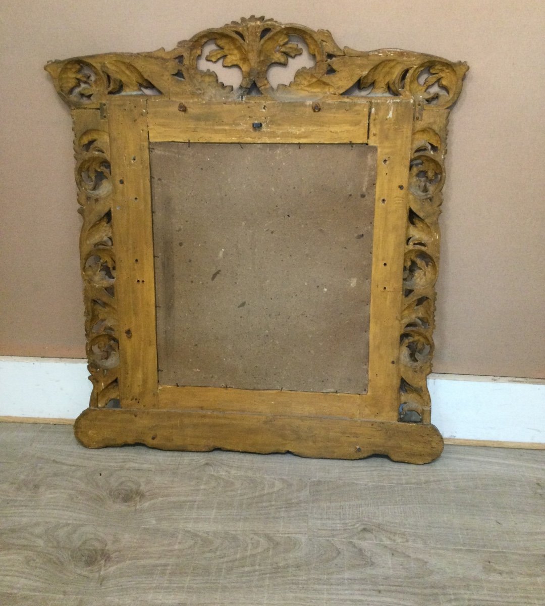 An Italian Mirror From The Very Early 18th Century-photo-4