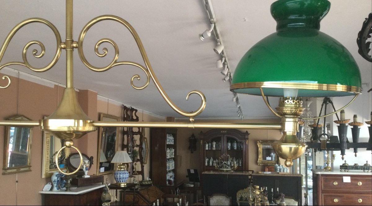 A Large Billiard Chandelier-photo-3