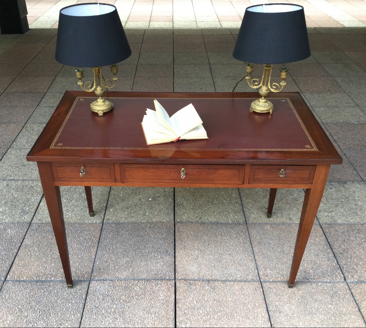 A Flat Mahogany Desk