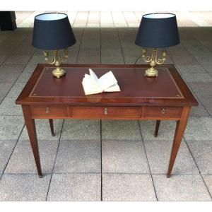 A Flat Mahogany Desk