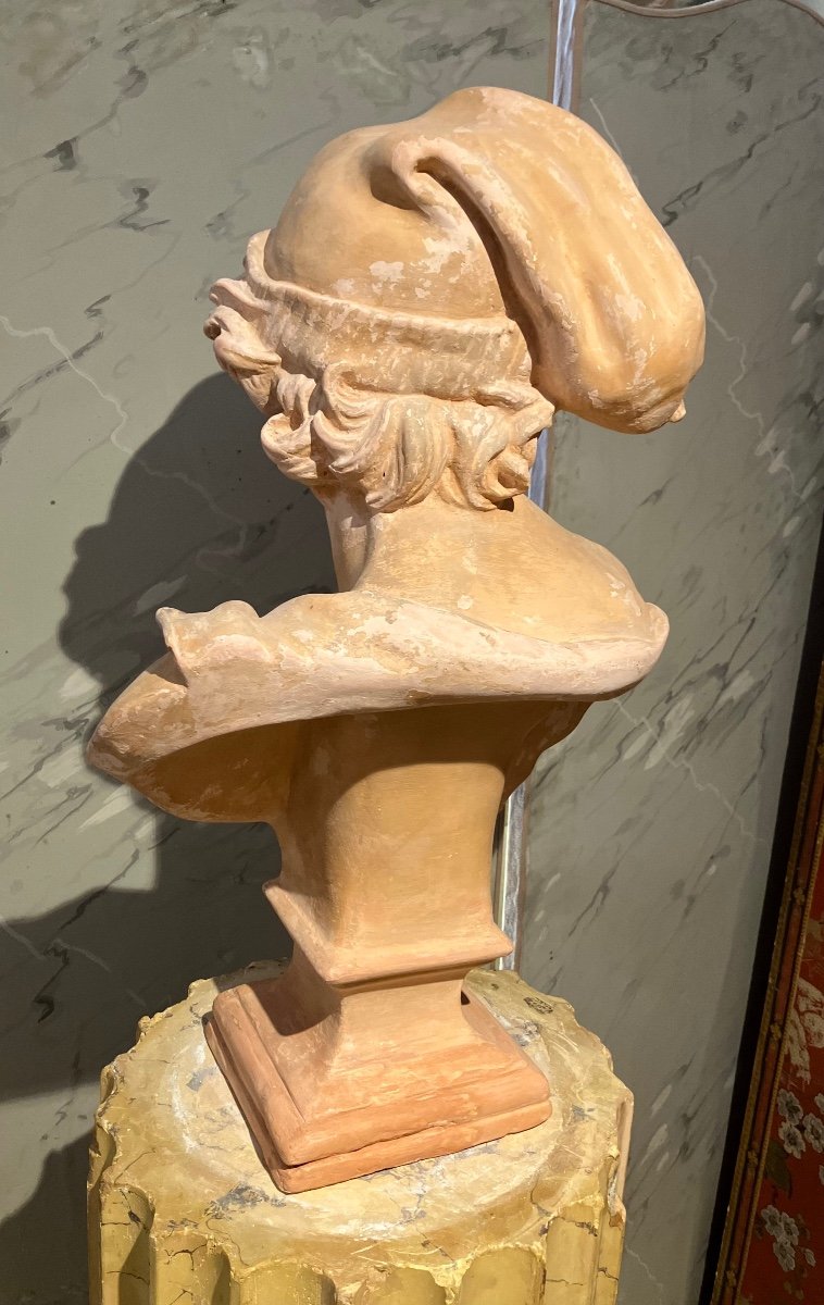 Buste Du Rieur Napolitain Par Jb Carpeaux Circa XIX ème -photo-1