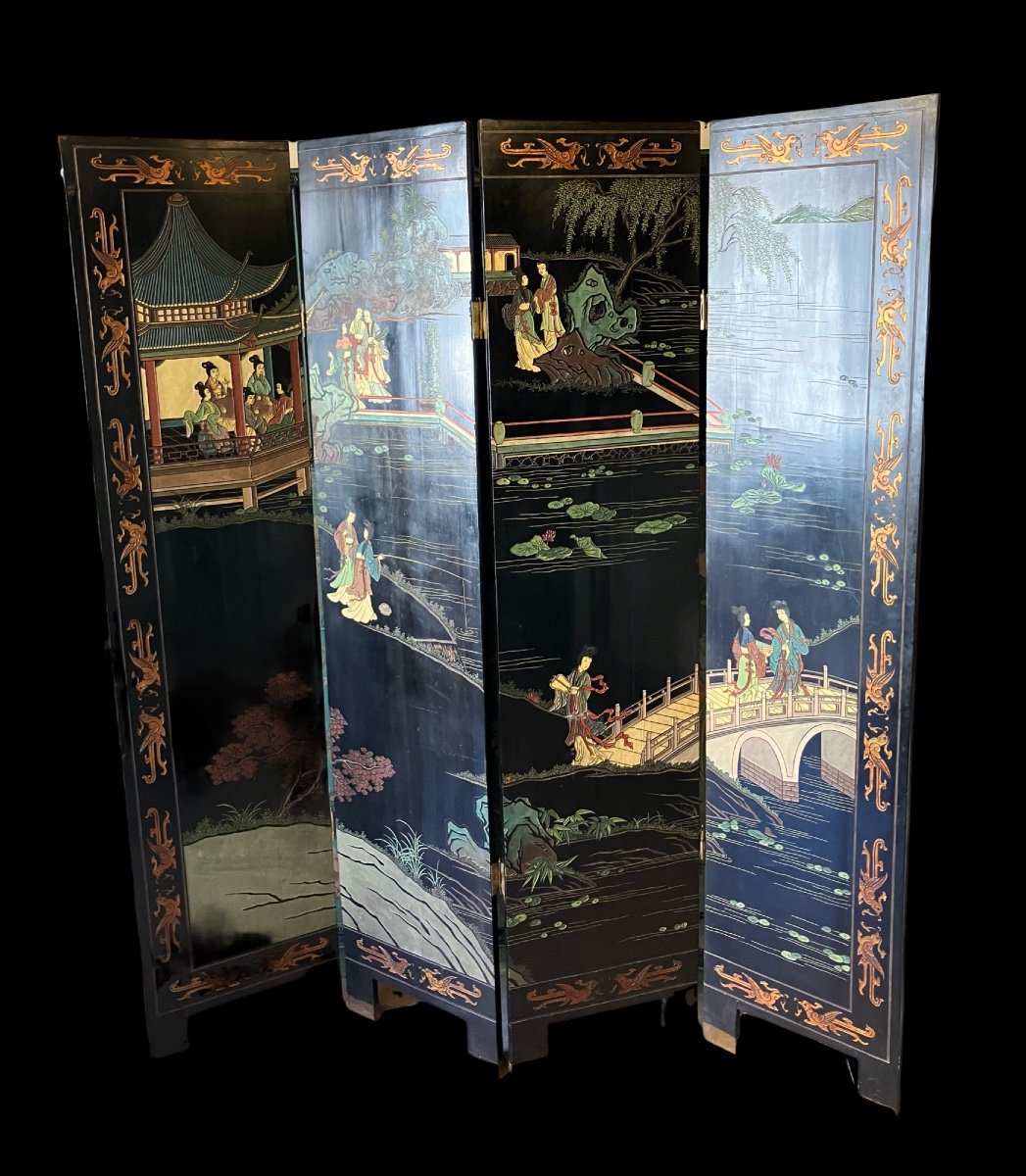 1930s Chinese Double Sided Screen