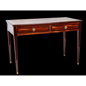 Small Louis XVI Period Mahogany Bureau Plat 