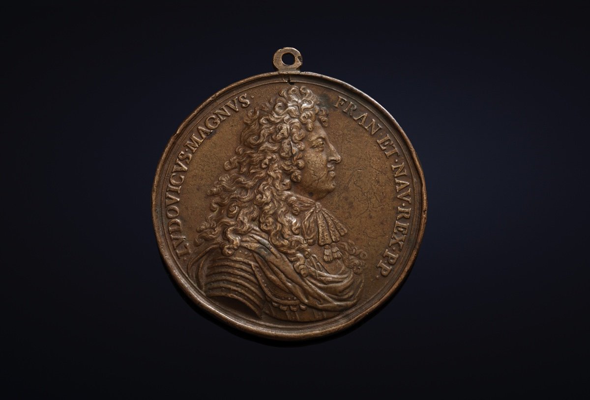 Louis XIV Bronze Medal-photo-2