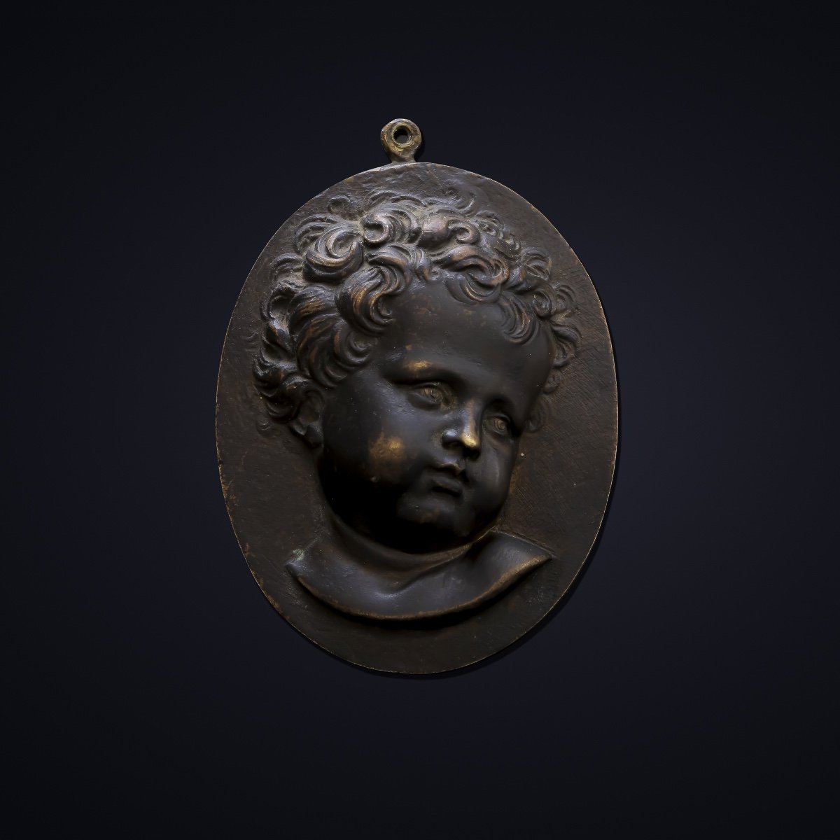 Relief, Plaquette, Buste d'Enfant