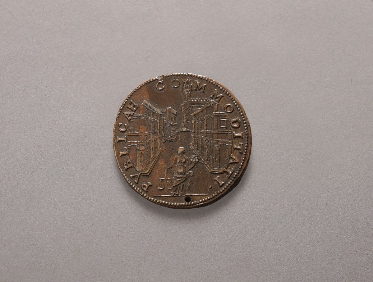 Renaissance Bronze Medal Florence Medici-photo-2