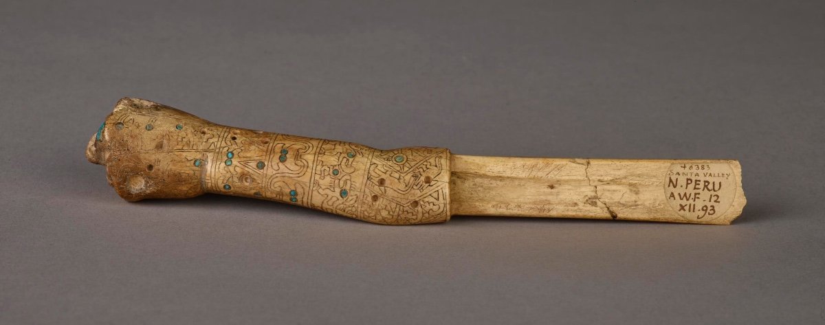 Peru, Moche Culture, Bone Spatula -photo-2