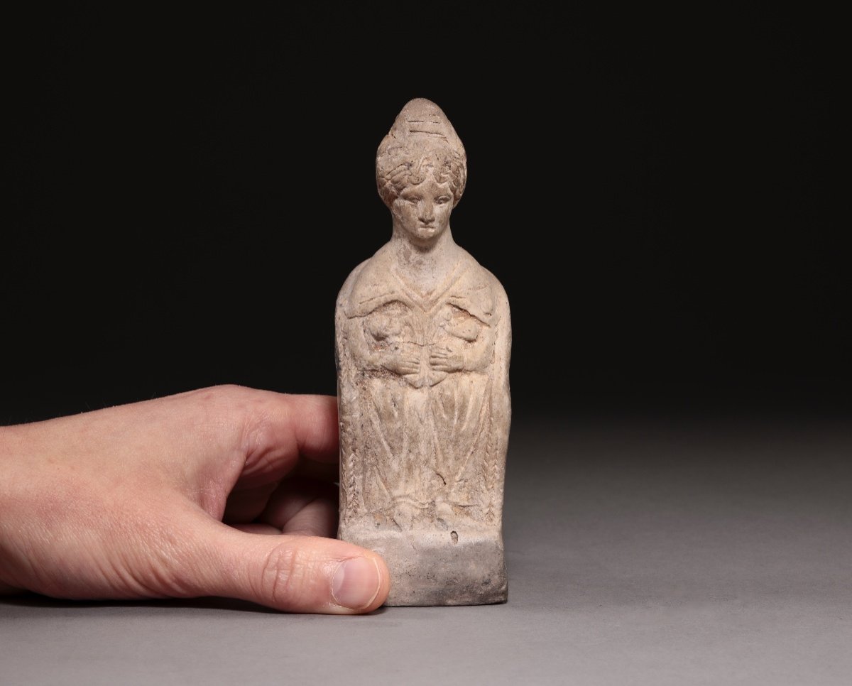 Gallo-roman Period, Statuette Of Mother Goddess-photo-1