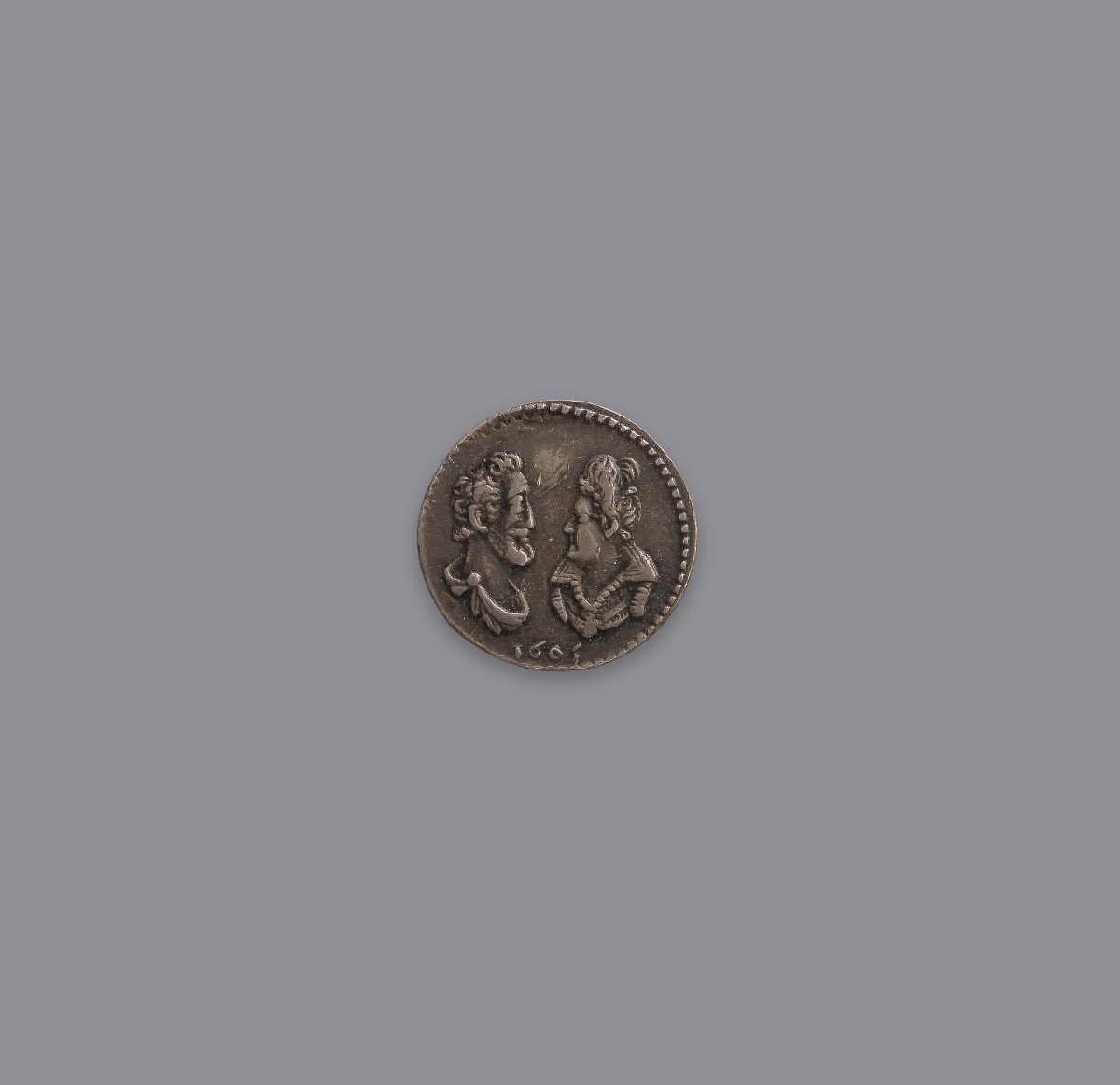 Henry IV & Marie De Medici Medal