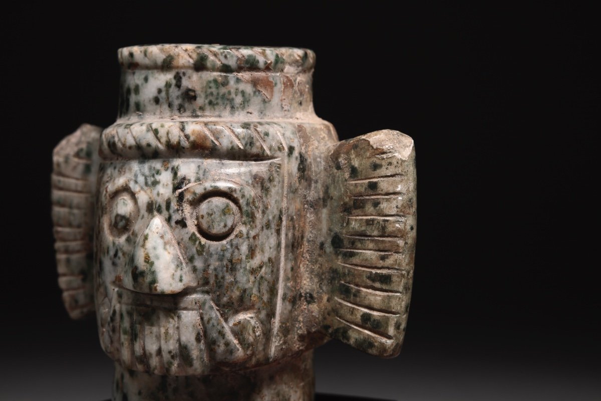 Mixtec Culture, 1250-1520 Ad, Head Of The God Tlaloc-photo-3