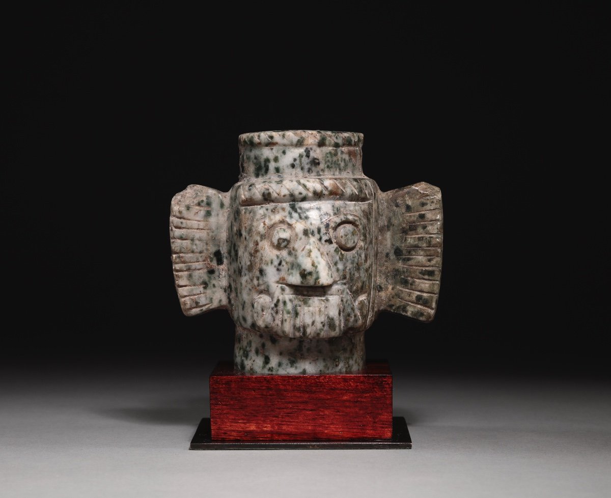 Mixtec Culture, 1250-1520 Ad, Head Of The God Tlaloc