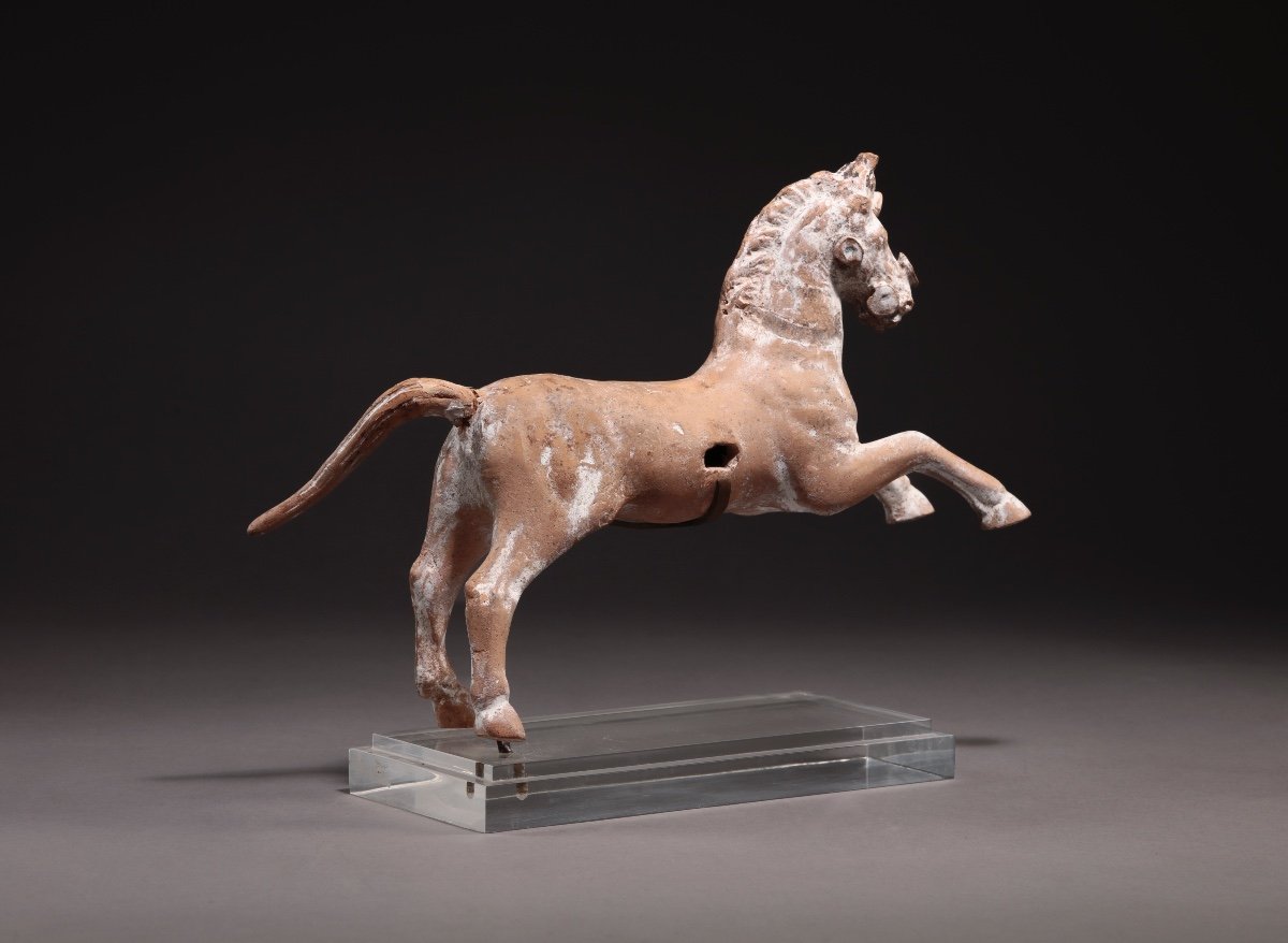 Greek Art, Terracotta Horse-photo-1