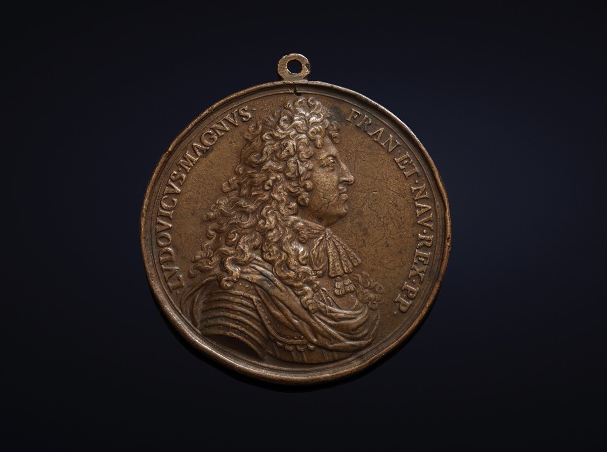 Médaille Bronze Louis XIV -photo-2